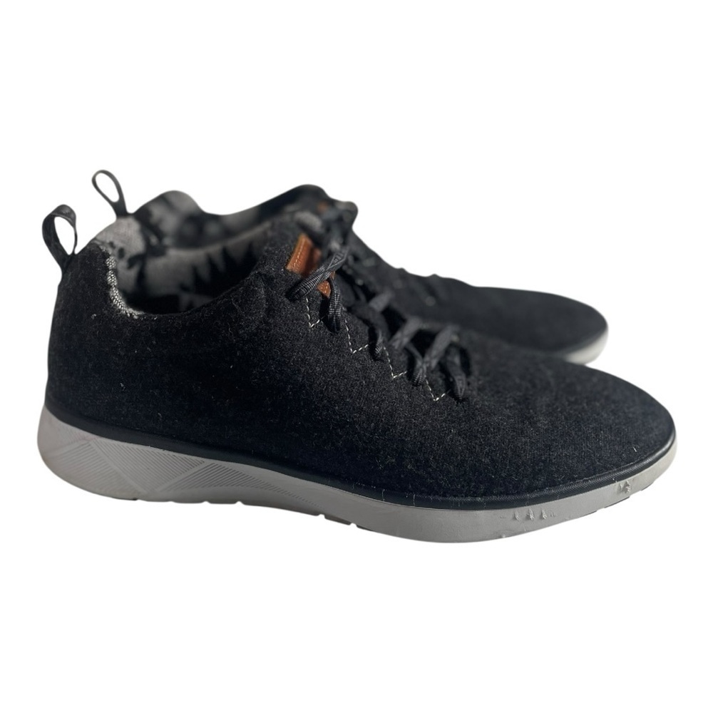 Pendleton Women’s Ultralight Vibram Soles Charcoal Grey Wool Sneakers Size-9